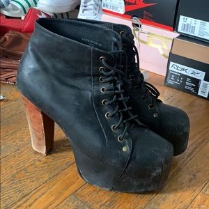 Jeffrey Campbell Lita Platform Bootie Heels